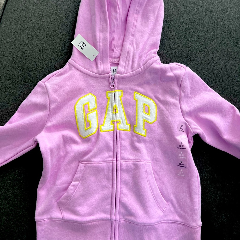 Girls GAP zipper sweatshirt